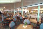 ID 3178 QUEEN ELIZABETH 2 (1969/70327grt/IMO 6725418) - The Lido dining area located aft on Upper Deck.